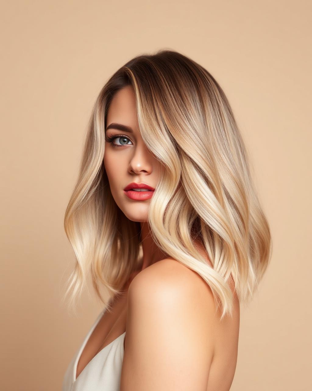 Après — Balayage lumineux sur carré