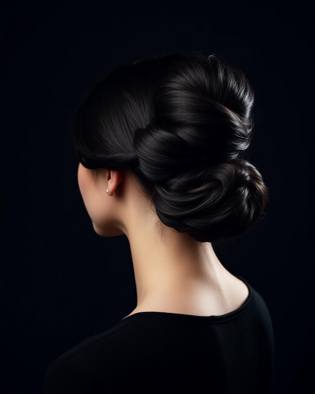Après — Chignon couture d'exception